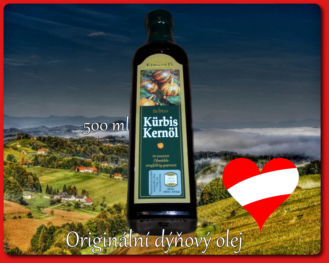 Kerngold - Tradiní dýový olej z Rakouska (regionální pvod - Štýrsko) Mnoství 500 ml