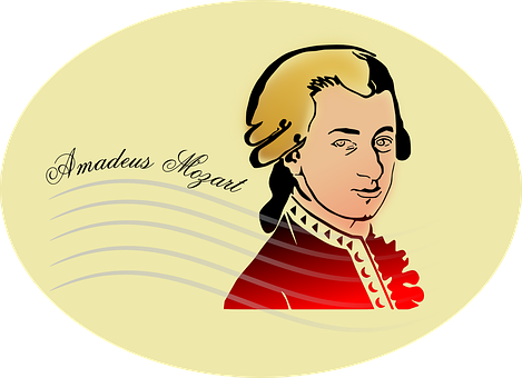 Wolfgang Amadeus Mozart - ilustrační obrázek