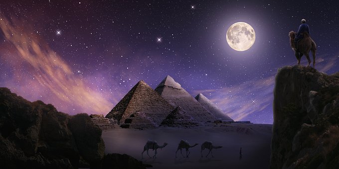 Pyramidy - ilustrační obrázek
