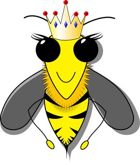 Včelí královna - ilustrační obrázek