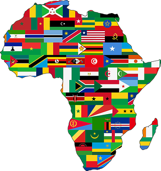 Afrika - ilustrační obrázek