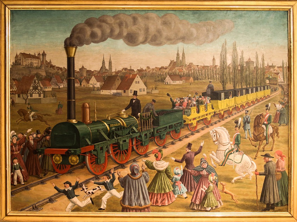 Lokomotiva - ilustrační obrázek