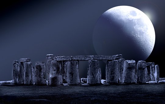 Měsíc - ilustrační obrázek