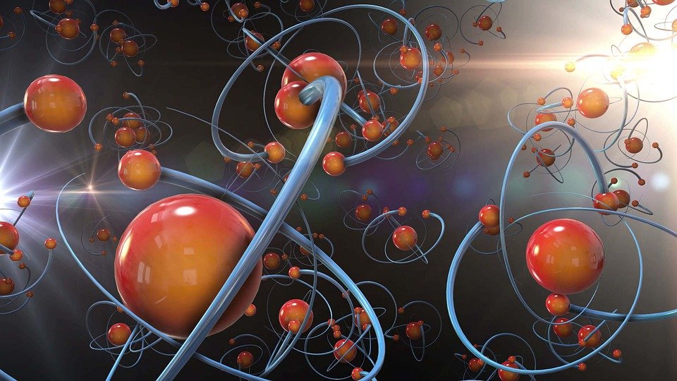 Atomy a hmota - ilustrační obrázek