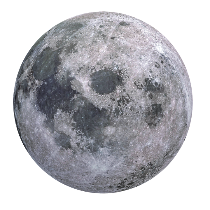 Měsíc - ilustrační obrázek